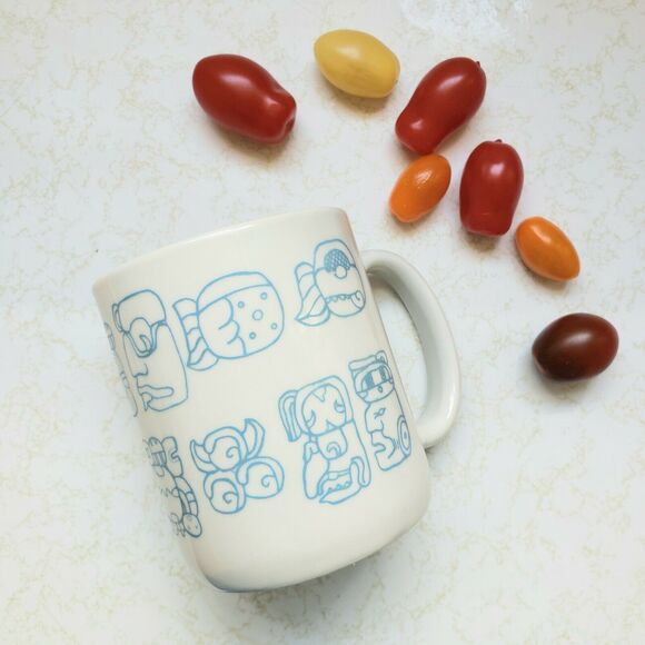 Vintage Tiki Faces Mug - Picture 1 of 7